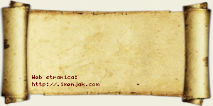 Vesna Adamac vizit kartica